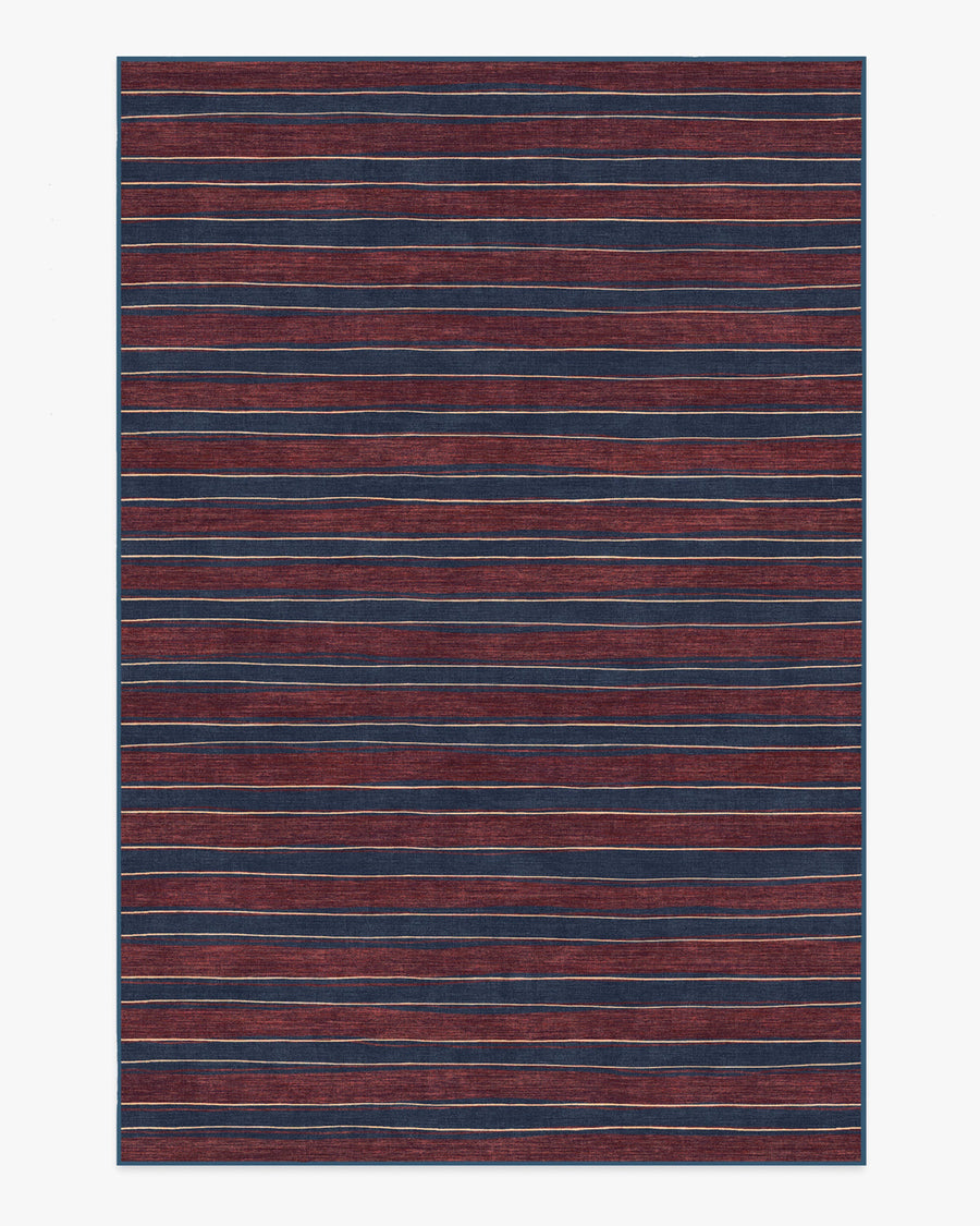 Marin — Halı, Kırmızı, AREA, beyaz zemin, 6x9