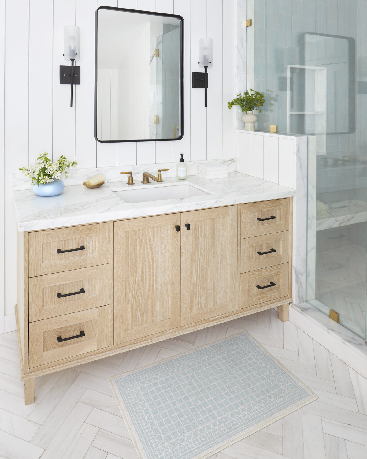 Gray Malin Palm Beach — Halı, Powder Mavi, AREA, yaşam alanı, 2x3