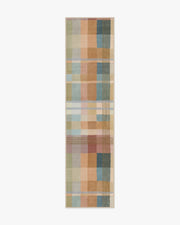 Margot Plaid — Halı, Toprak Sarısı Çok Renkli, RUNNER, beyaz zemin, 2x10
