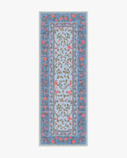 Della — Halı, Soft Mavi Mercan, RUNNER, beyaz zemin, 2x7