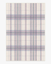 Beckett — Halı, Mavi ve Kırmızı, AREA, beyaz zemin, 6x9