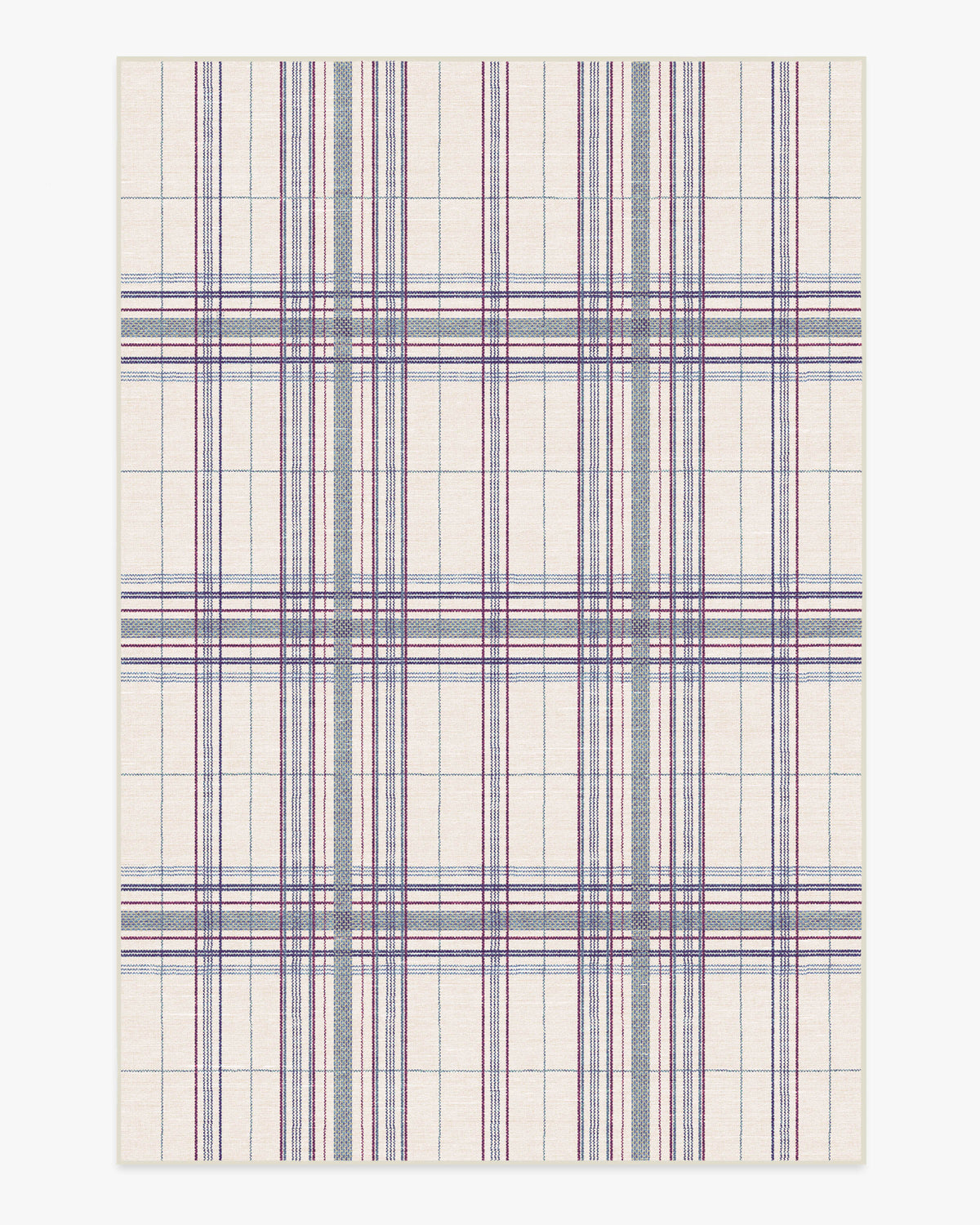 Beckett — Halı, Mavi ve Kırmızı, AREA, beyaz zemin, 6x9