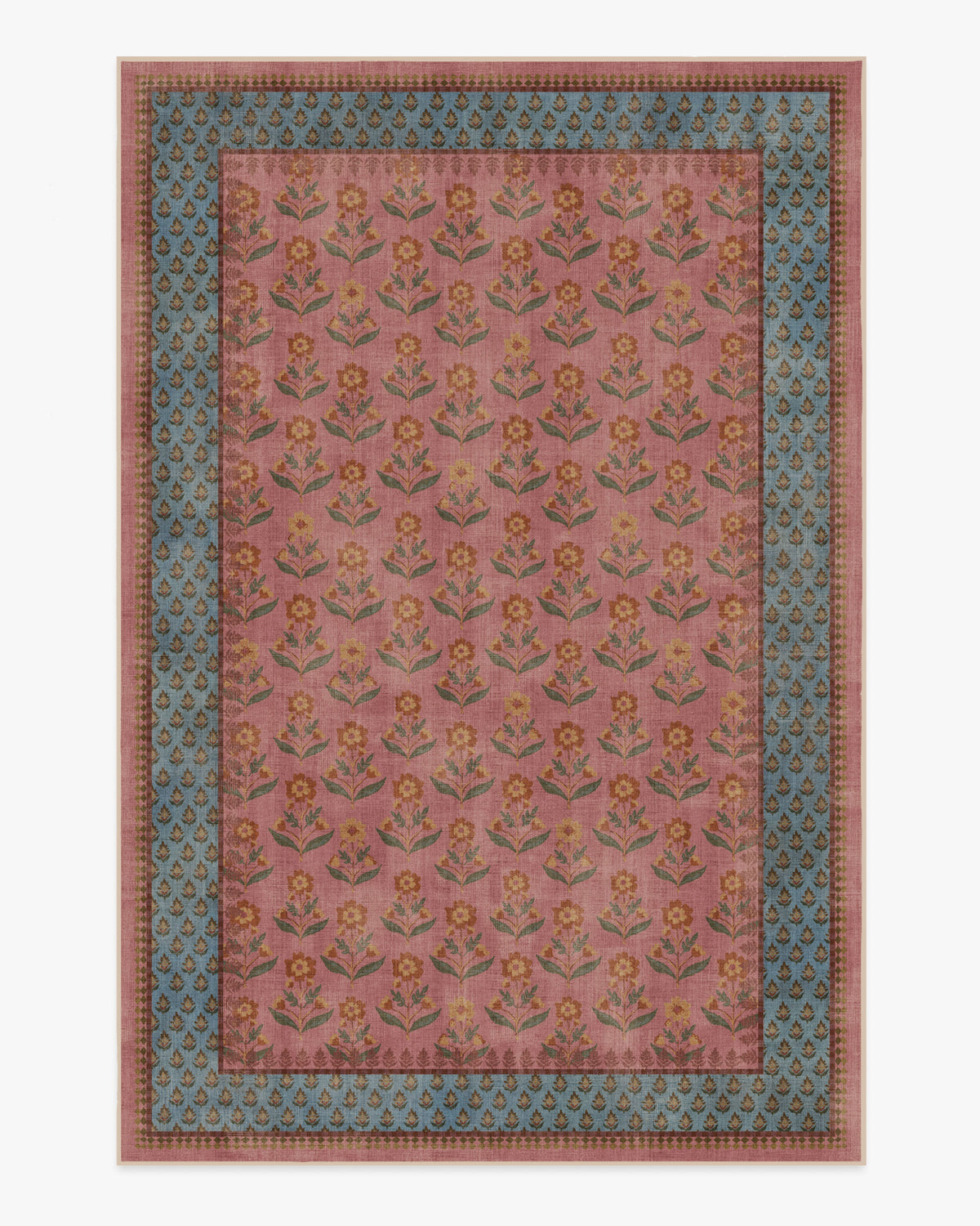 Sundara — Halı, Gül Mavi, AREA, beyaz zemin, 6x9