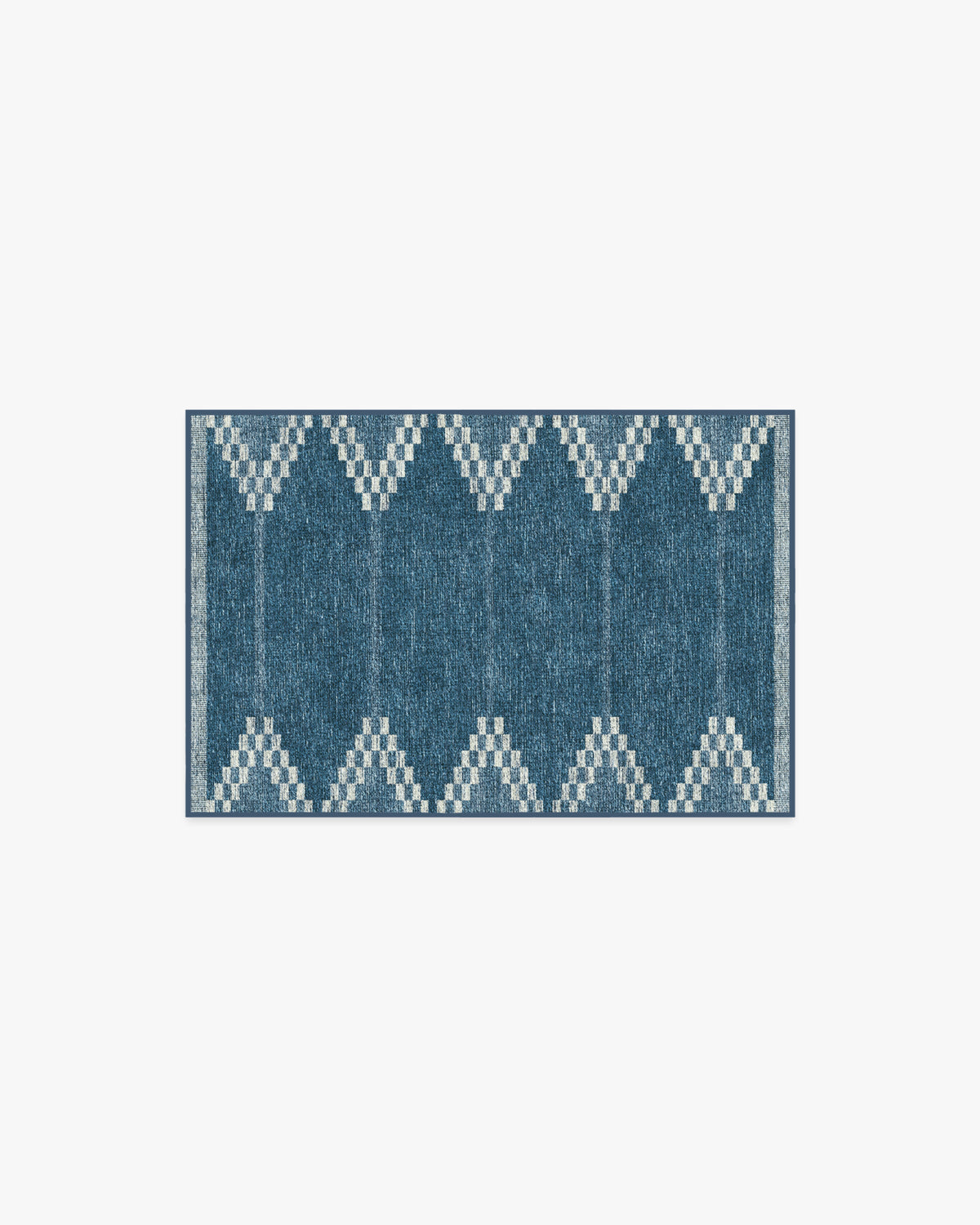 Sloane — Halı, Mavi, AREA, beyaz zemin, 2x3