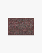 Sierra — Halı, Antrasit Bordo, AREA, beyaz zemin, 2x3
