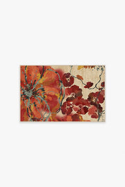 Watercolor Floral — Halı, Mercan, AREA, beyaz zemin, 2x3
