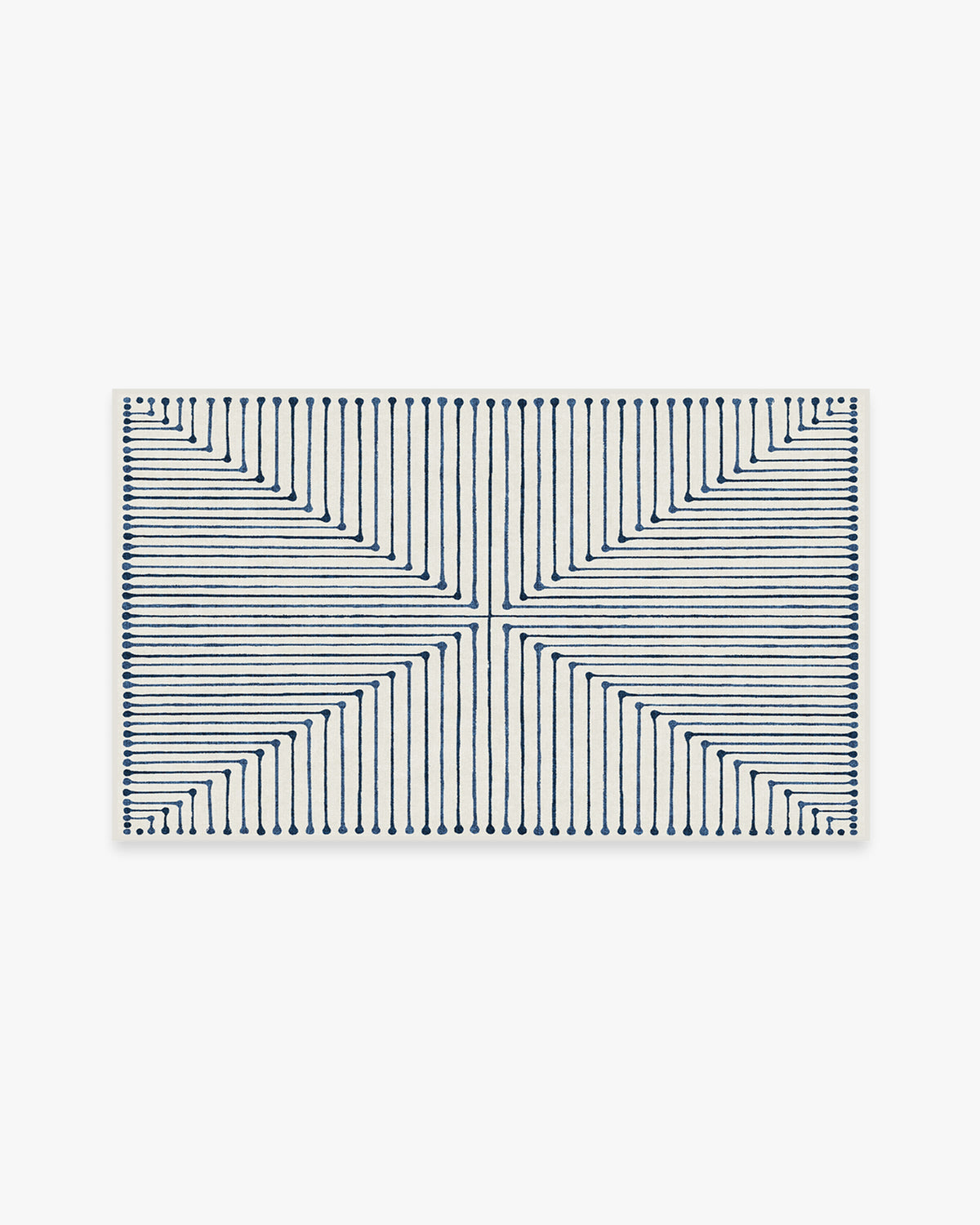 Inkdrop — Halı, Arduvaz Mavisi, AREA, beyaz zemin, 3x5