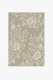 Morris And Co Mallow — Halı, Taş Bej, AREA, beyaz zemin, 4x6