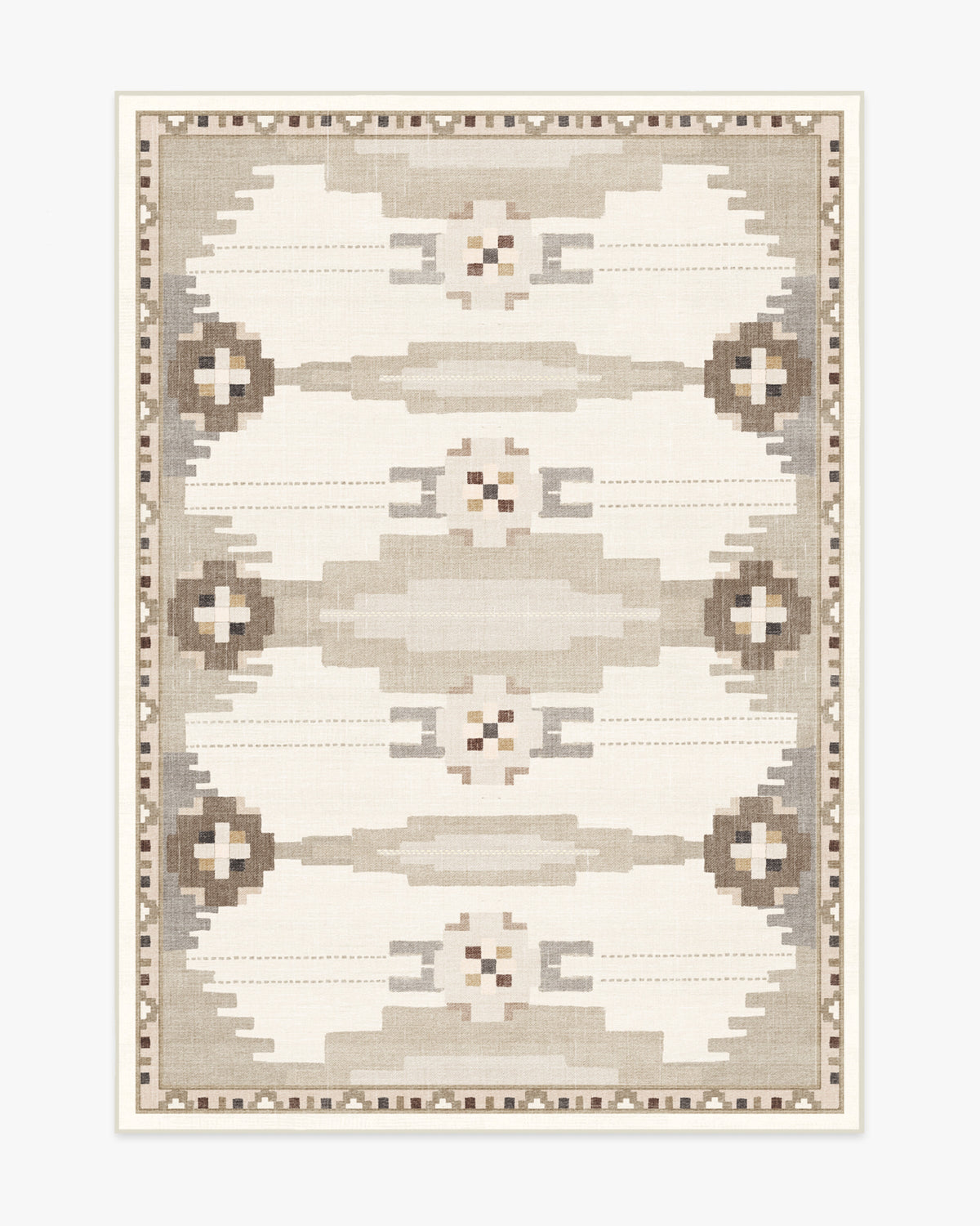 Annika — Halı, Soft Vizon, AREA, beyaz zemin, 5x7