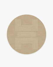 Valencia — Halı, Doğal, ROUND, beyaz zemin, 6R