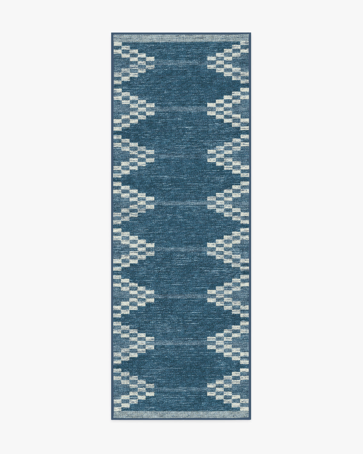 Sloane — Halı, Mavi, RUNNER, beyaz zemin, 2x7