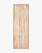 Striated Border — Halı, Nötr, RUNNER, beyaz zemin, 2x7