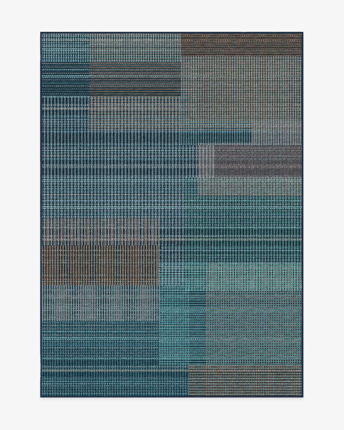 Eira — Halı, Mavi, AREA, beyaz zemin, 5x7