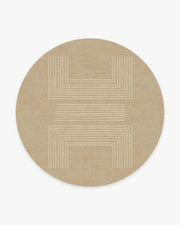 Valencia — Halı, Doğal, ROUND, beyaz zemin, 8R