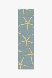 Starfish — Halı, Pale Mavi, RUNNER, beyaz zemin, 2x10