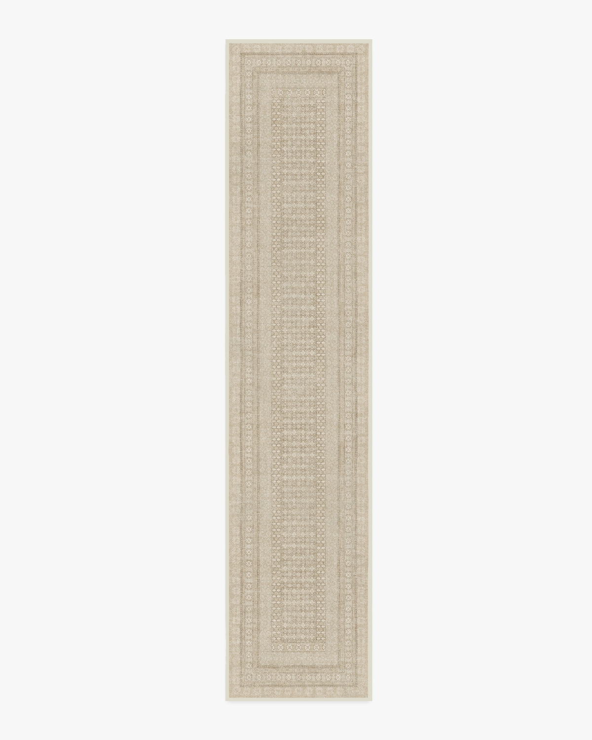 Cyrus — Halı, Bej Fildişi, RUNNER, beyaz zemin, 2x12