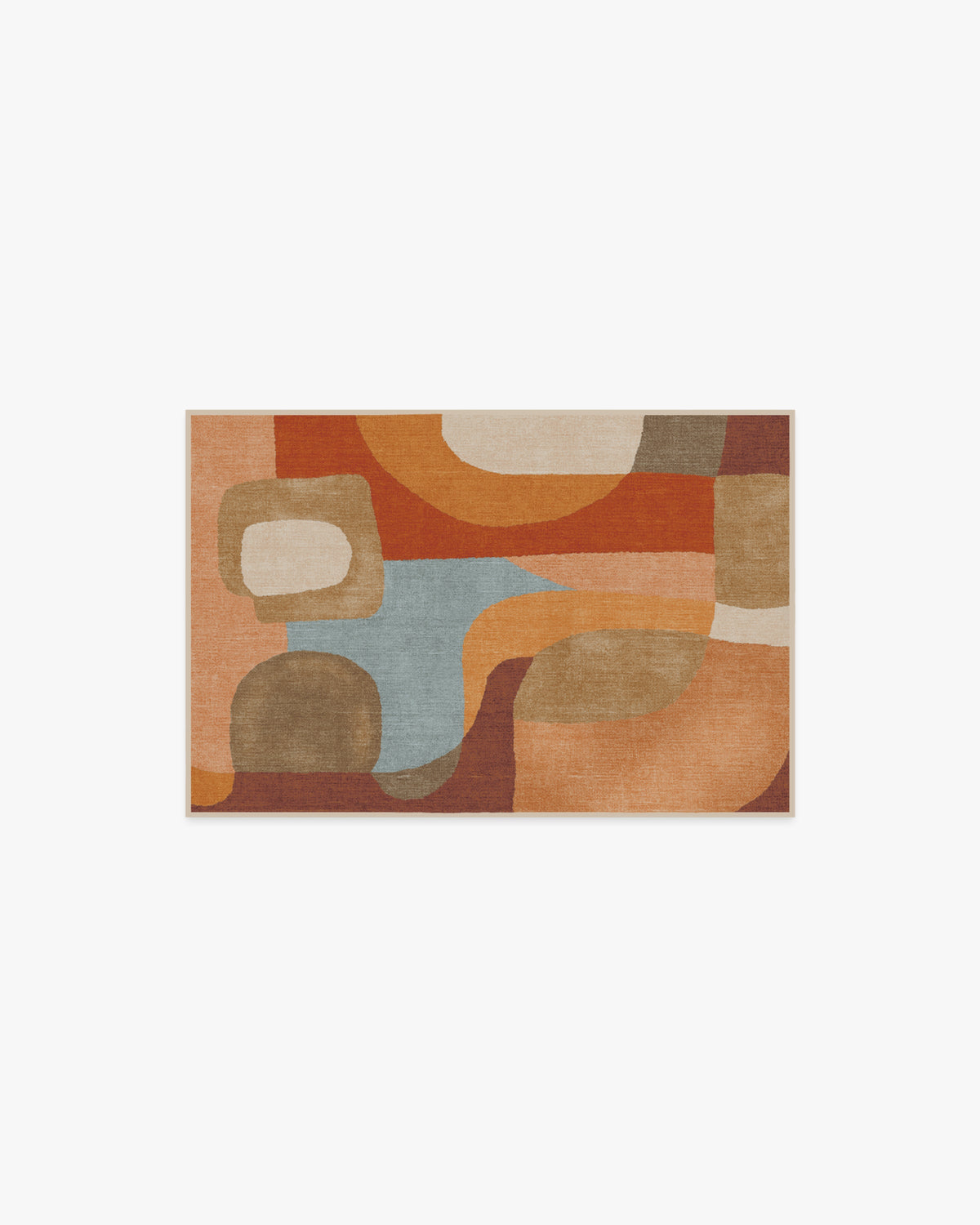 Justina Blakeney Sonia — Halı, Terra Adaçayı, AREA, beyaz zemin, 2x3