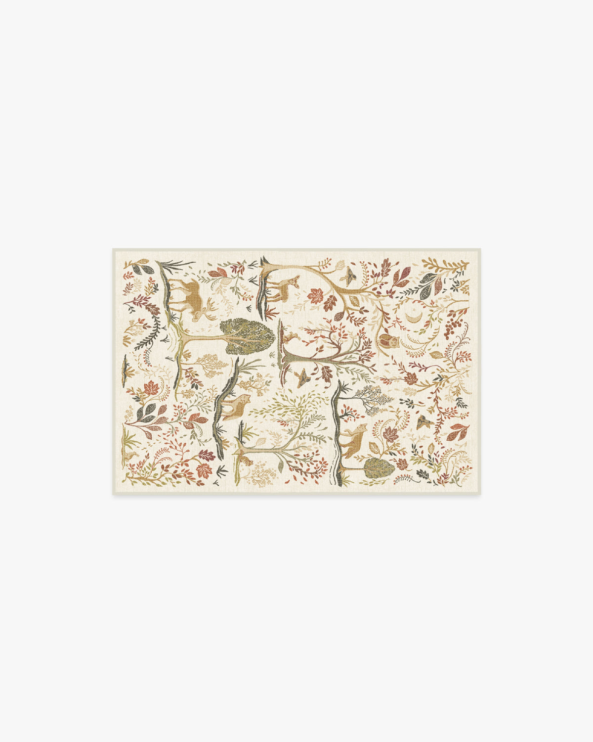 Wilder — Halı, Krem Çok Renkli, AREA, beyaz zemin, 2x3