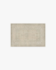 Rowan — Halı, Soft Gri Fildişi, AREA, beyaz zemin, 2x3