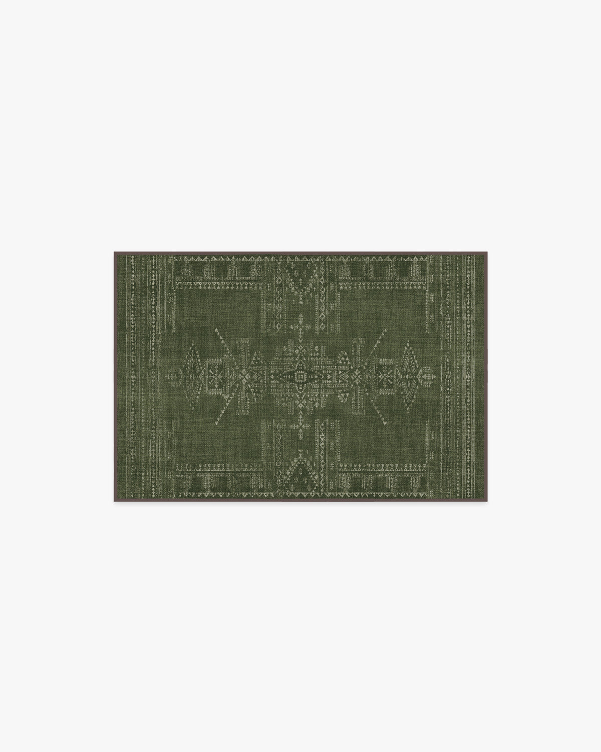 Amira — Halı, Yeşil, AREA, beyaz zemin, 2x3