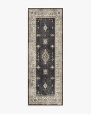 Verena — Halı, Koyu Ahşap, RUNNER, beyaz zemin, 2x7