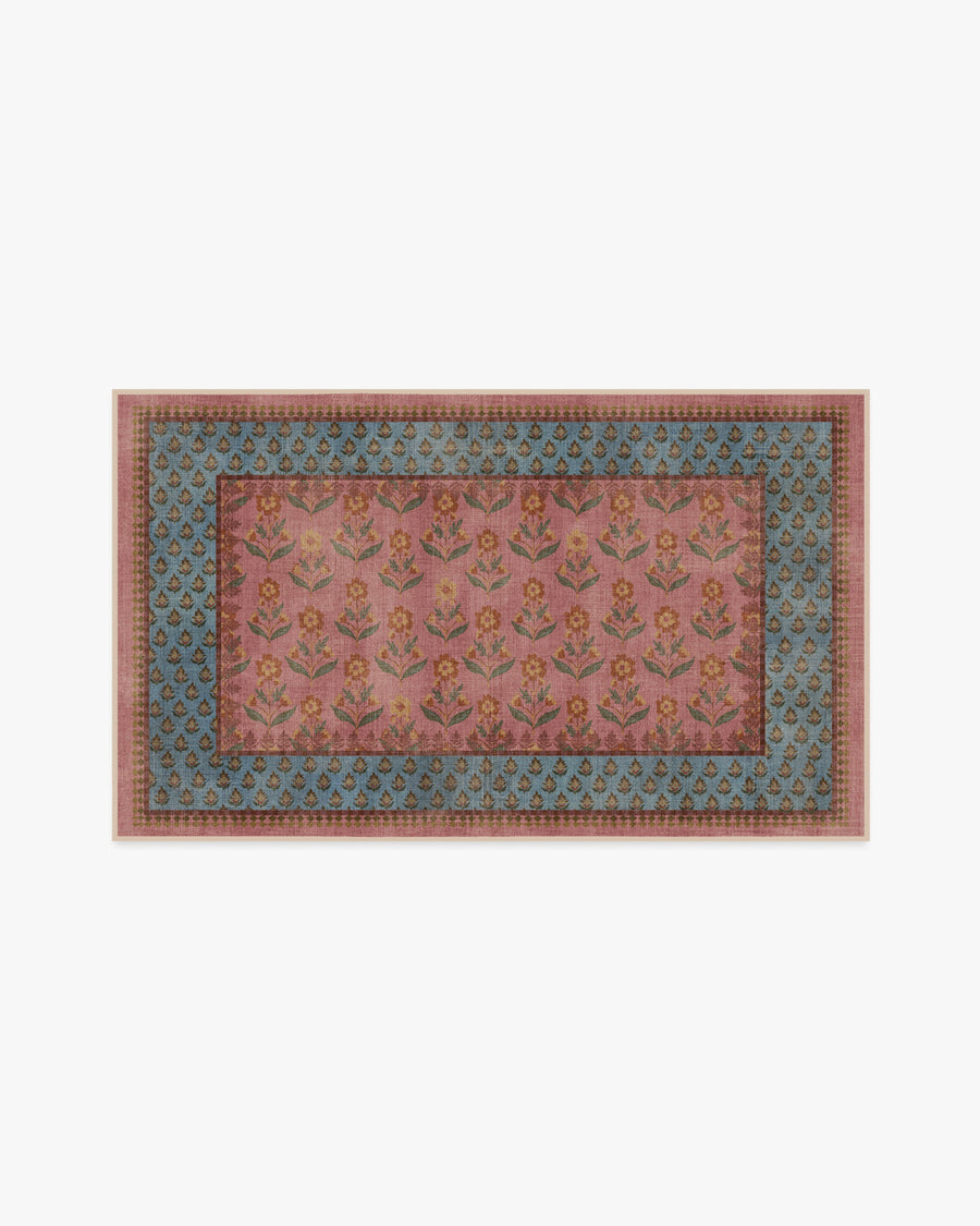 Sundara — Halı, Gül Mavi, AREA, beyaz zemin, 3x5