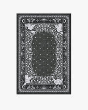 Humbertos Bandana — Halı, Yumuşak Siyah, AREA, beyaz zemin, 4x6