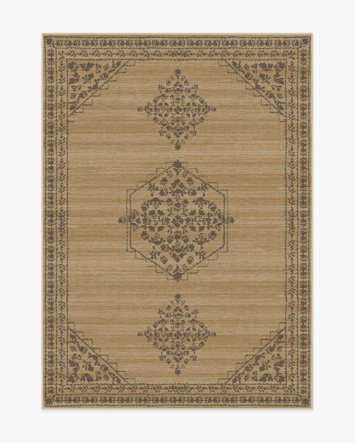 Alette — Halı, Taba Antrasit, AREA, beyaz zemin, 5x7