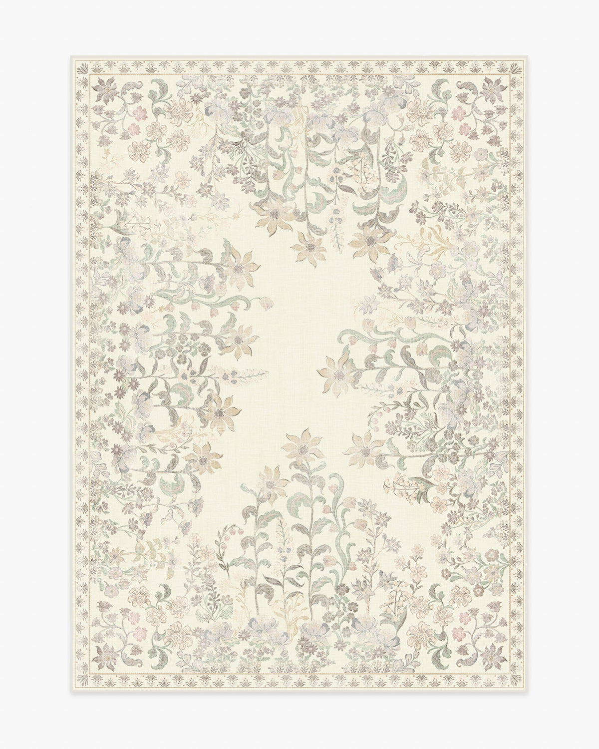 Calla — Halı, Fildişi, AREA, beyaz zemin, 5x7