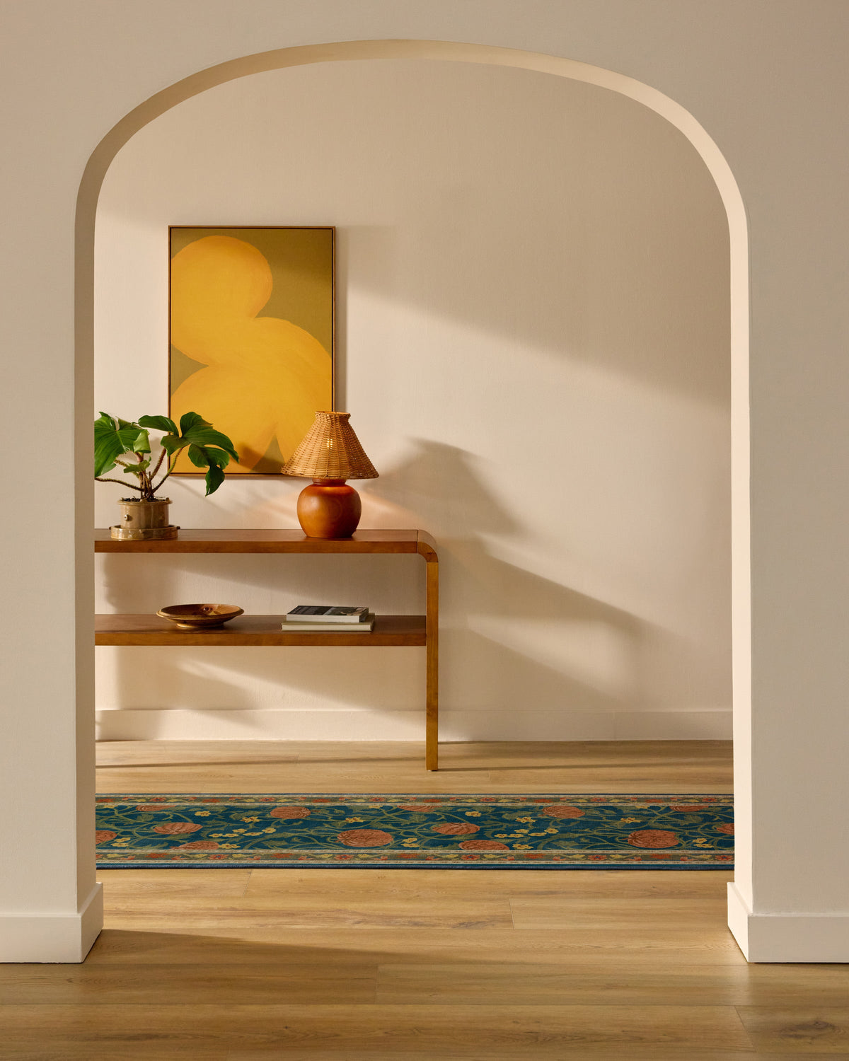 Enchanted Vines — Halı, Lacivert Çok Renkli, RUNNER, yaşam alanı, 2x10