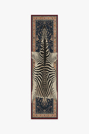 On Safari — Halı, Safir, RUNNER, beyaz zemin, 2x10
