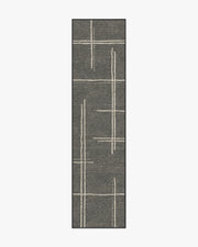 Stellan — Halı, Antrasit, RUNNER, beyaz zemin, 2x10