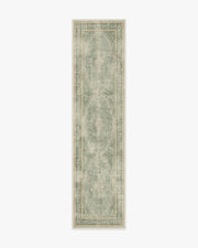 Adeline — Halı, Doğal Adaçayı, RUNNER, beyaz zemin, 2x10