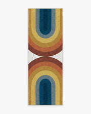 Absida — Halı, Gökkuşağı, RUNNER, beyaz zemin, 2x7