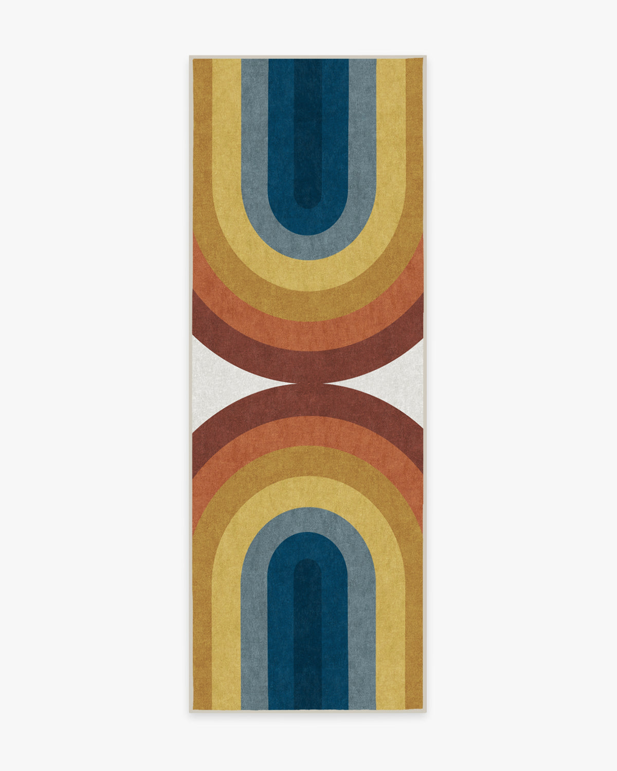 Absida — Halı, Gökkuşağı, RUNNER, beyaz zemin, 2x7