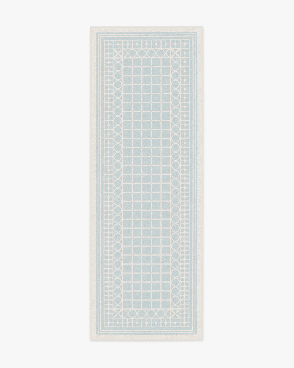 Gray Malin Palm Beach — Halı, Powder Mavi, RUNNER, beyaz zemin, 2x7