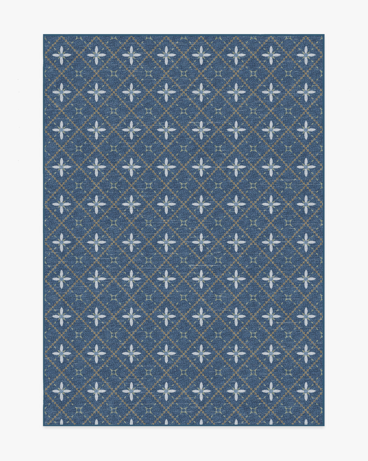 Alva — Halı, Lacivert, AREA, beyaz zemin, 5x7