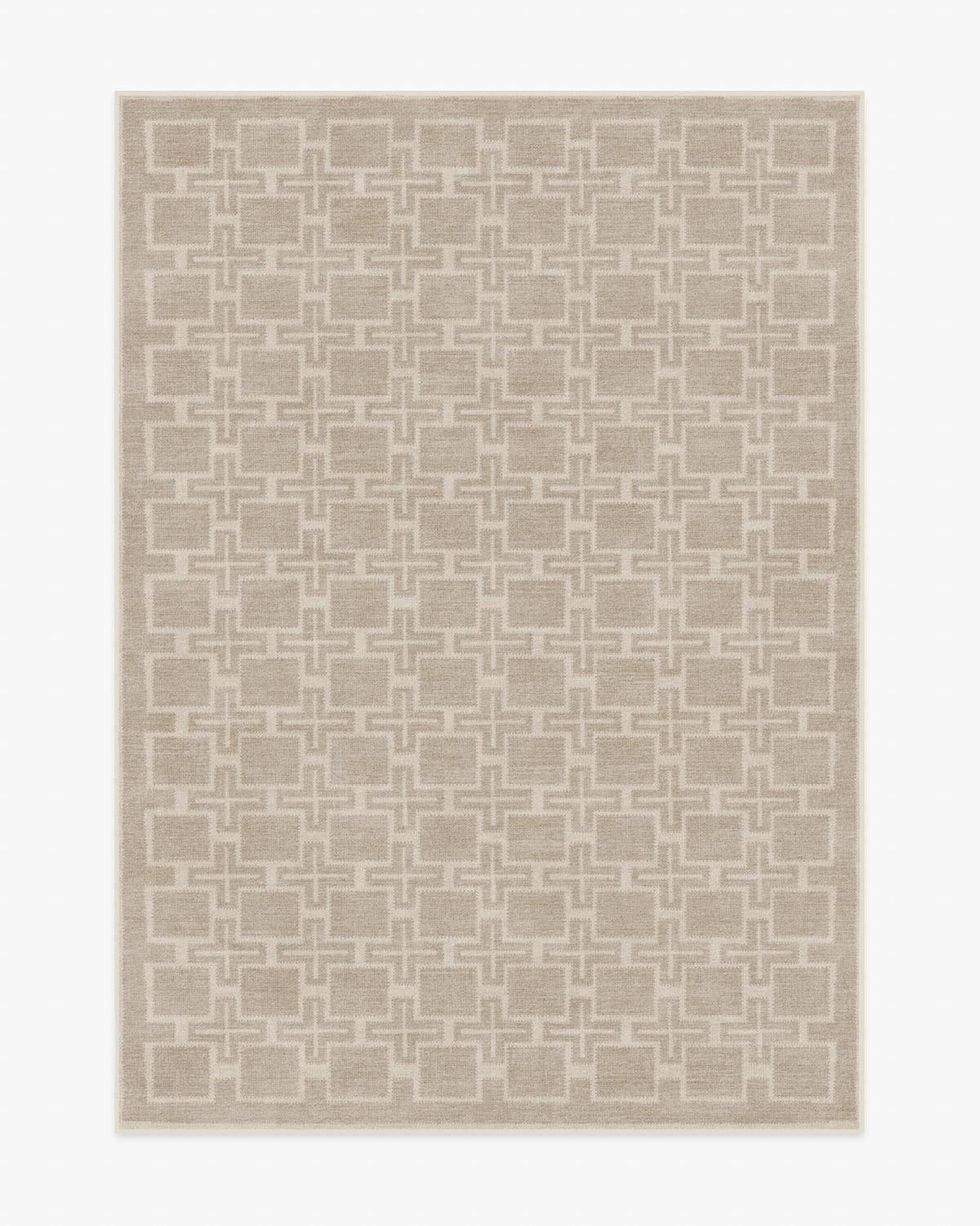 Fletcher — Halı, Nötr, AREA, beyaz zemin, 5x7