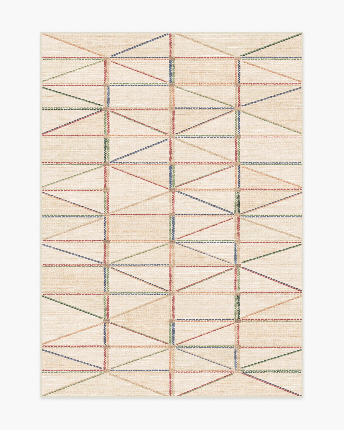 Ulysses — Halı, Çok Renkli, AREA, beyaz zemin, 5x7