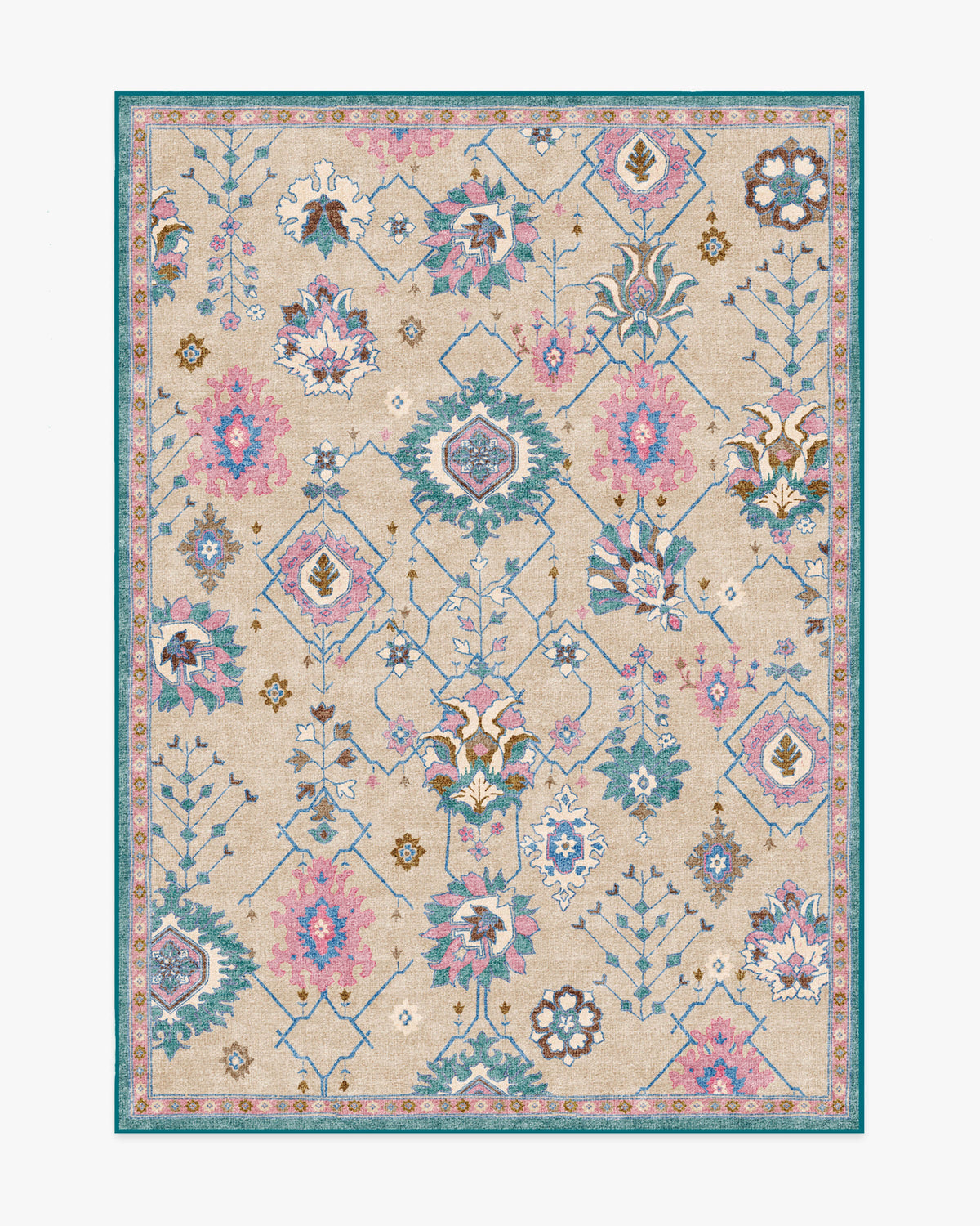 Samara — Halı, Yumuşak Gri, AREA, beyaz zemin, 5x7