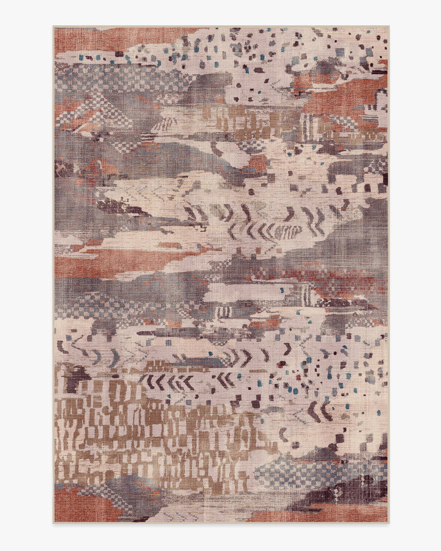 Gaia — Halı, Leylak, AREA, beyaz zemin, 6x9