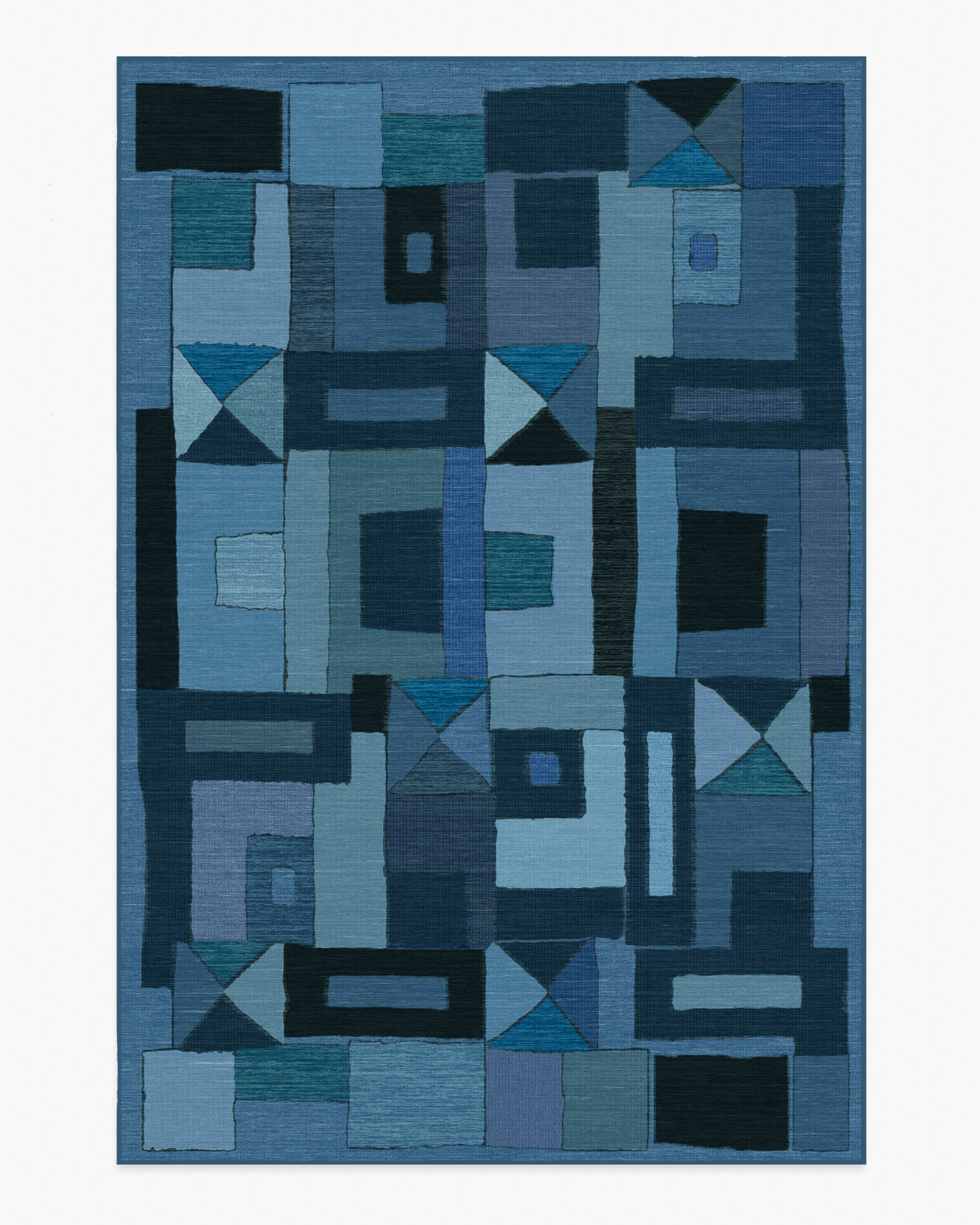 Modra — Halı, Çivit, AREA, beyaz zemin, 6x9
