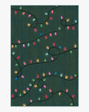 Let It Glow — Halı, Yeşil, AREA, beyaz zemin, 6x9