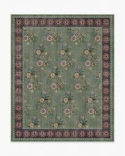 Pennywood — Halı, Yeşil Pembe, AREA, beyaz zemin, 8x10