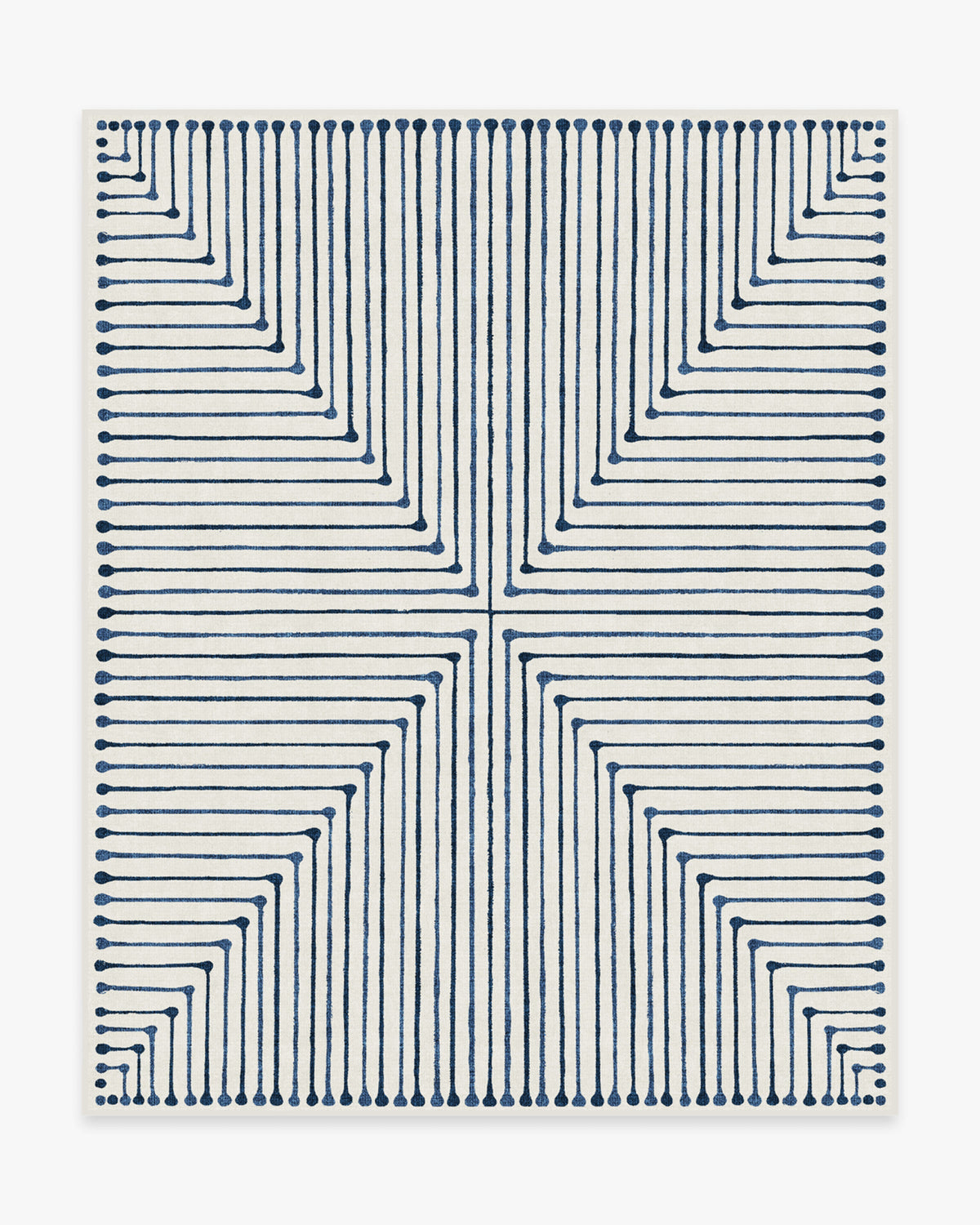 Inkdrop — Halı, Arduvaz Mavisi, AREA, beyaz zemin, 8x10