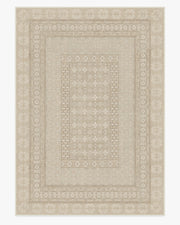 Cyrus — Halı, Bej Fildişi, AREA, beyaz zemin, 10x14
