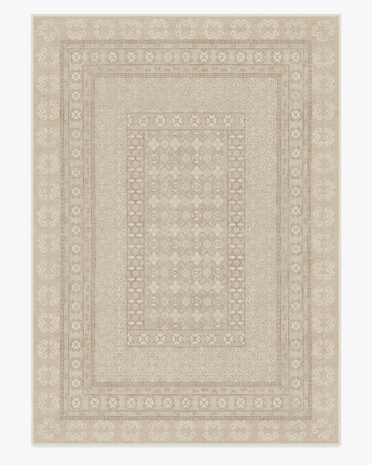 Cyrus — Halı, Bej Fildişi, AREA, beyaz zemin, 10x14