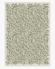 Morris And Co Pure Willow Boughs — Halı, Yeşil, AREA, beyaz zemin, 10x14