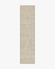 Rowan — Halı, Soft Gri Fildişi, RUNNER, beyaz zemin, 2x10