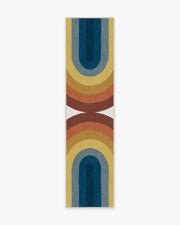 Absida — Halı, Gökkuşağı, RUNNER, beyaz zemin, 2x10